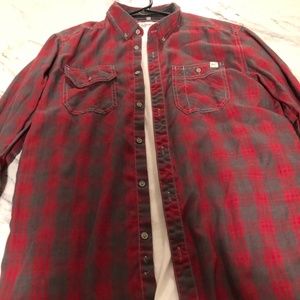 Departwest Red & Gray Flannel